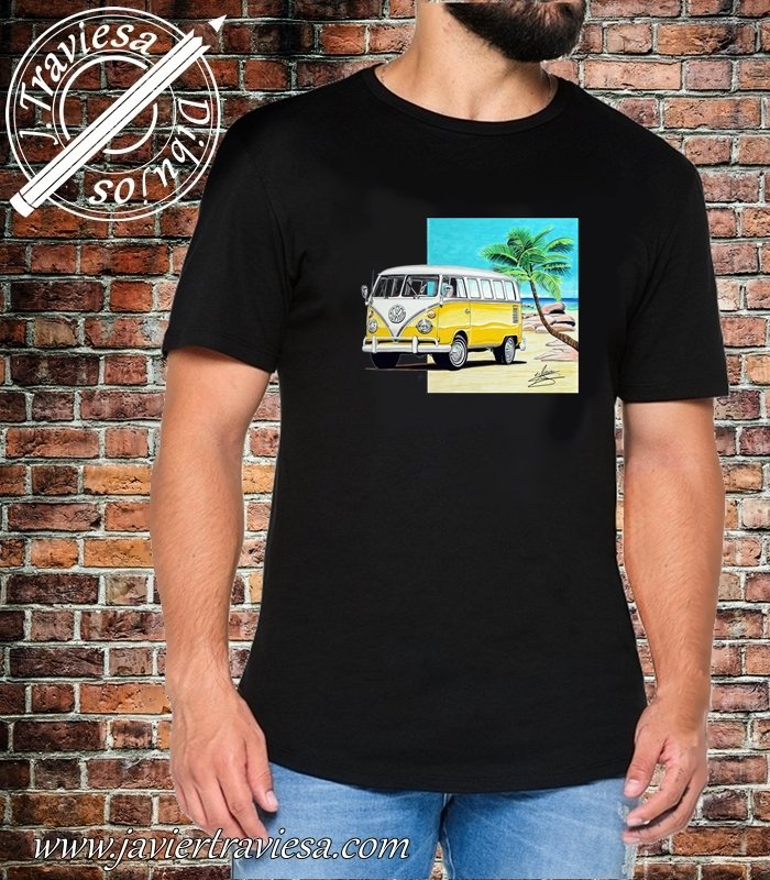 CAMISETA BLACK VOLKSWAGEN T1