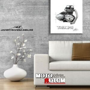 POSTER MOTOR TRIUMPH