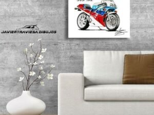 POSTER HONDA VFR750R RC30