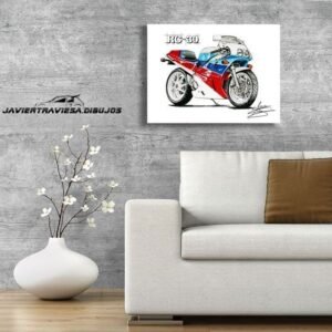 POSTER HONDA VFR750R RC30