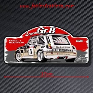 PLACA RALLY R5 MAXITURBO GRUPO B