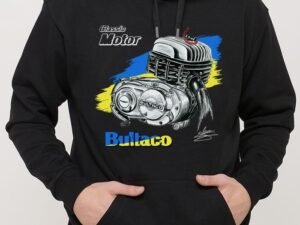 SUDADERA MOTO BULTACO BLACK