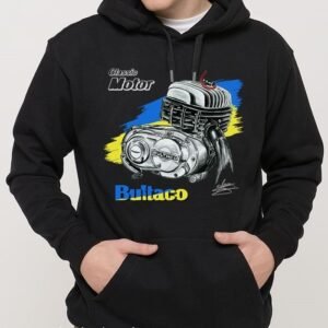 SUDADERA MOTO BULTACO BLACK