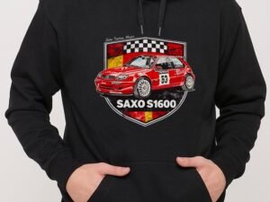 SUDADERA NEGRA CITROEN SAXO S1600 KIT CAR