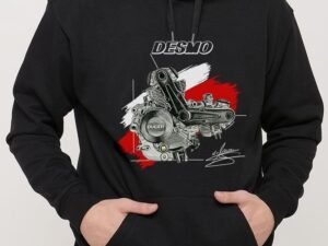 SUDADERA MOTO DUCATI DESMO BLACK