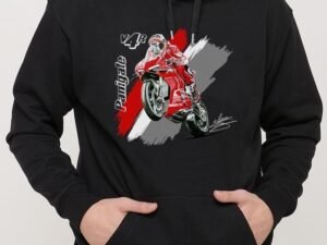 SUDADERA MOTO DUCATI PANIGALE V4R BLACK
