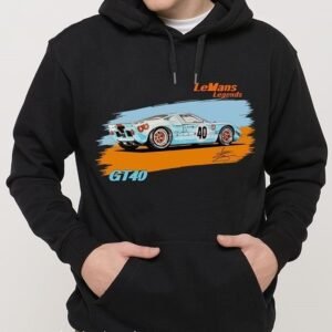 SUDADERA FORD GT40 GULF LEMANS BLACK