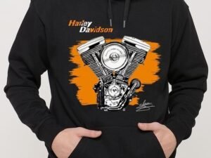 SUDADERA MOTO HARLEY DAVIDSON BLACK