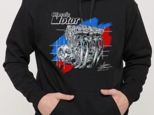 SUDADERA MOTO HONDA CB BLACK