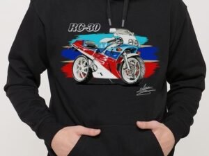 SUDADERA HONDA VFR750R RC30 BLACK