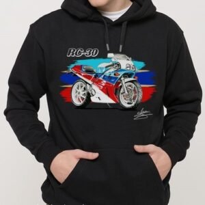SUDADERA HONDA VFR750R RC30 BLACK
