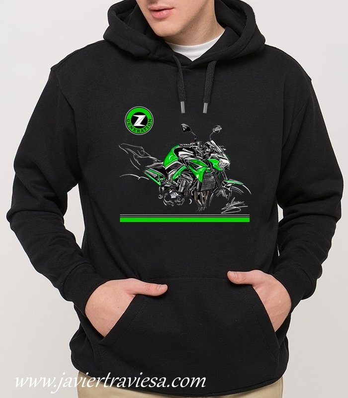 SUDADERA MOTO KAWASAKI Z GENERATION