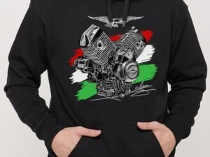 SUDADERA MOTO GUZZI BLACK