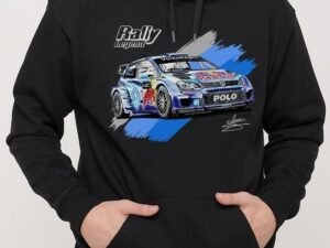 SUDADERA VOLKSWAGEN POLO WRC RALLY BLACK