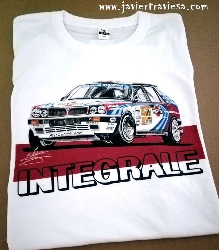 CAMISETA LANCIA DELTA INTEGRALE MARTINI RACING - Imagen 3