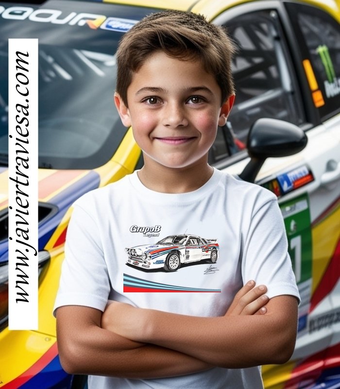 CAMISETA LANCIA 037 RALLY GRUPO B - Imagen 3