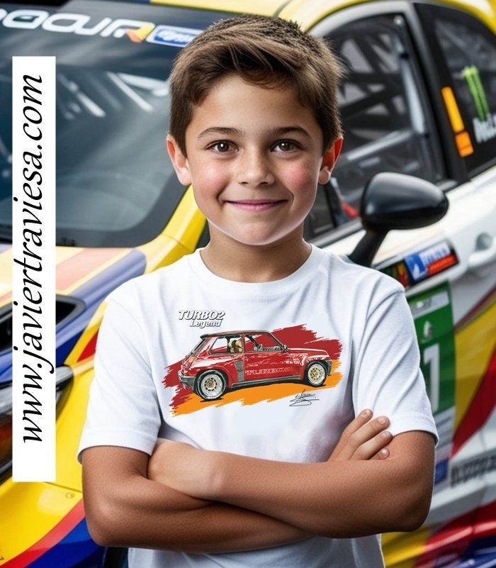 CAMISETA DIBUJO R5 TURBO2 - Imagen 5