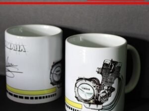 TAZA DIBUJO MOTOR YAMAHA